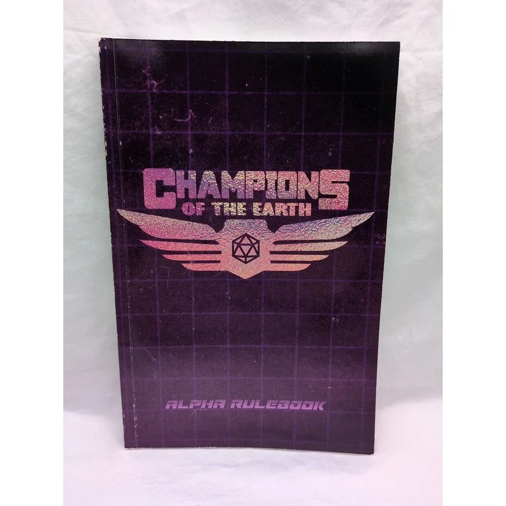 *Signed* Champions Of The Earth Alpha Rulebook